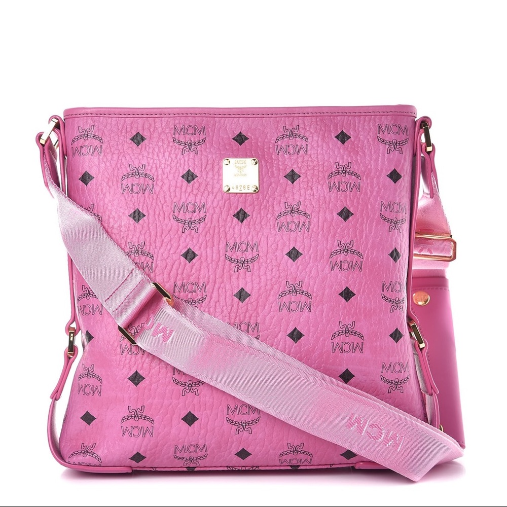 MCM Pink Messenger Bag